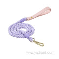 Cotton Rope Adjustable Soft Leather Collar